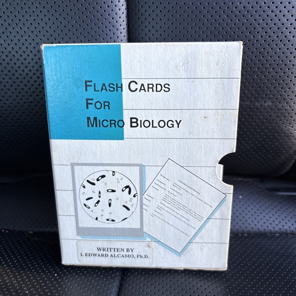 Microbiology Flash Cards by I. Edward Alcamo, Ph.D Learning College ‎ 1993